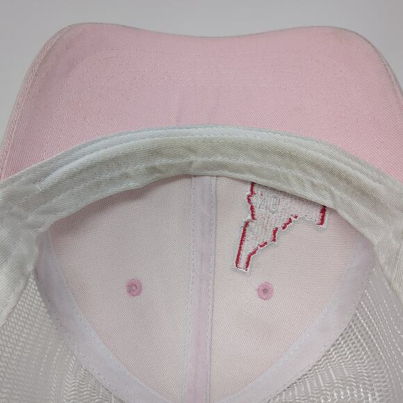 No Vacancy Idaho Snapback Trucker Hat Pink OS Adjustable Arcadian Outfitters - Picture 8 of 9